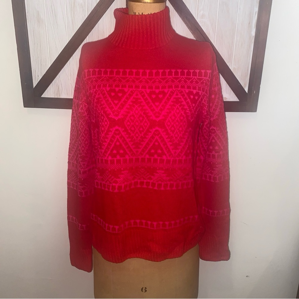 Bogner fire and ice fair aisle pull over sweater